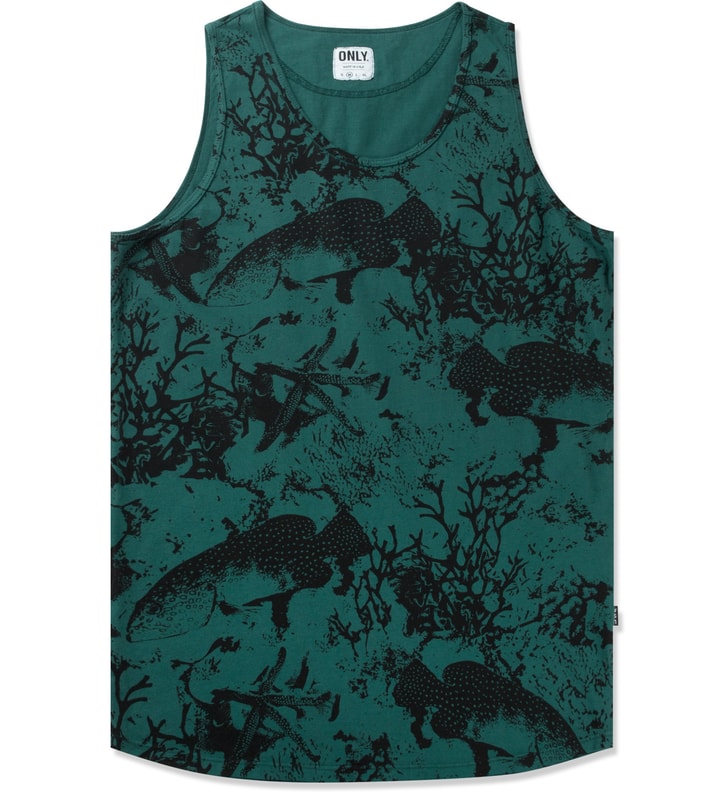 Dark Sea Green Under The Sea Tank Top Placeholder Image