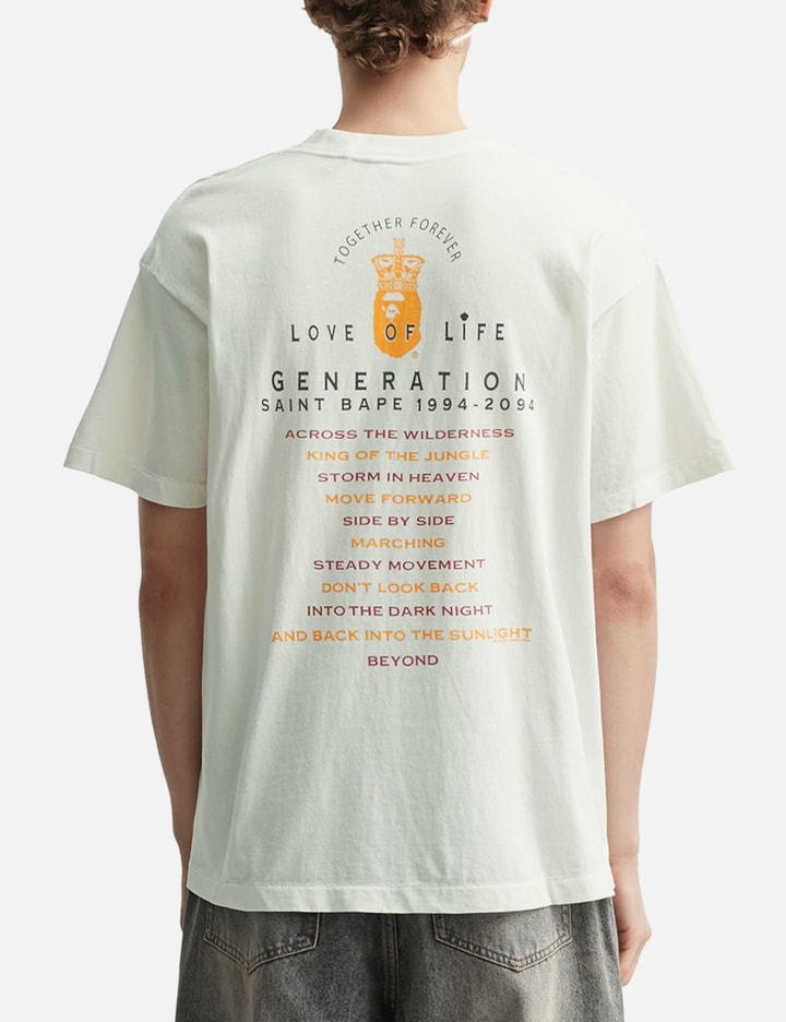 SAINT Mxxxxxx x A Bathing Ape Generation Bape Short Sleeve T-shirt Placeholder Image