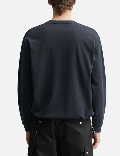 Suvin Compact Jersey Big QOL Tag Long T-Shirt view 12
