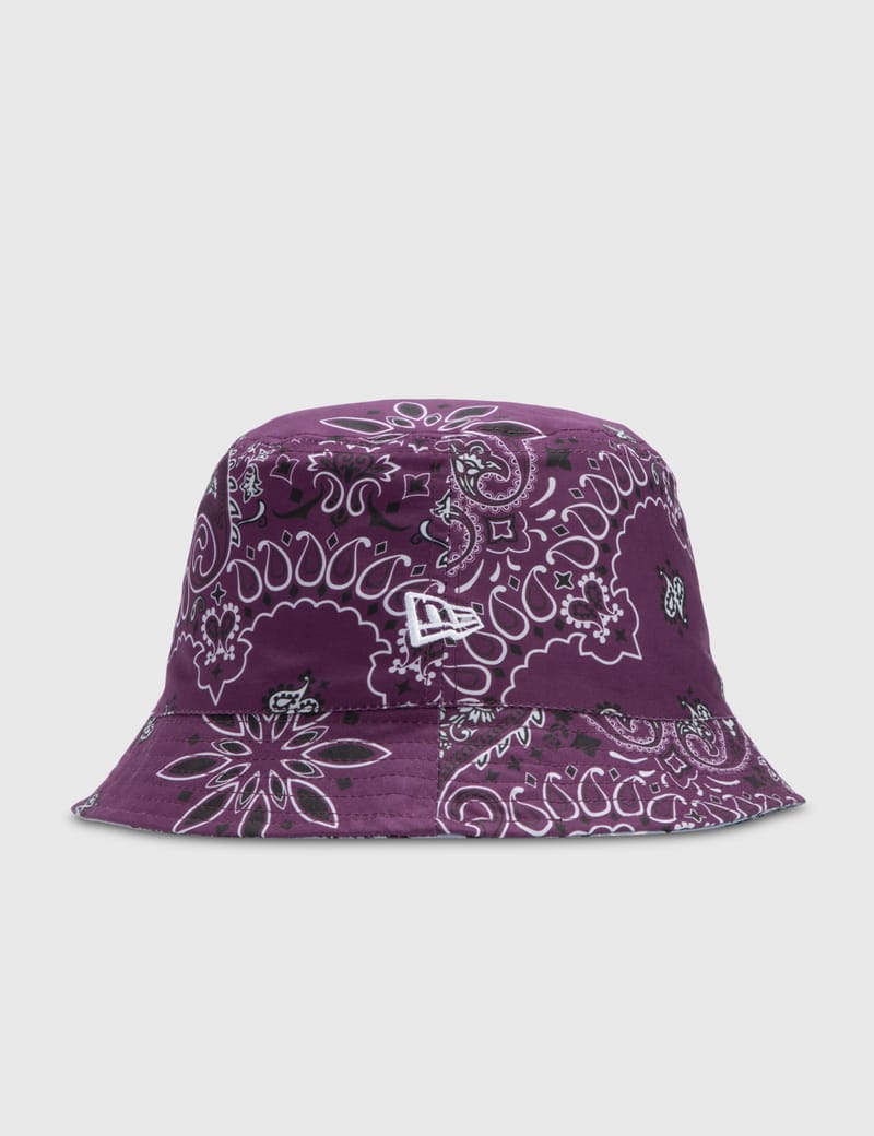 new era paisley bucket hat