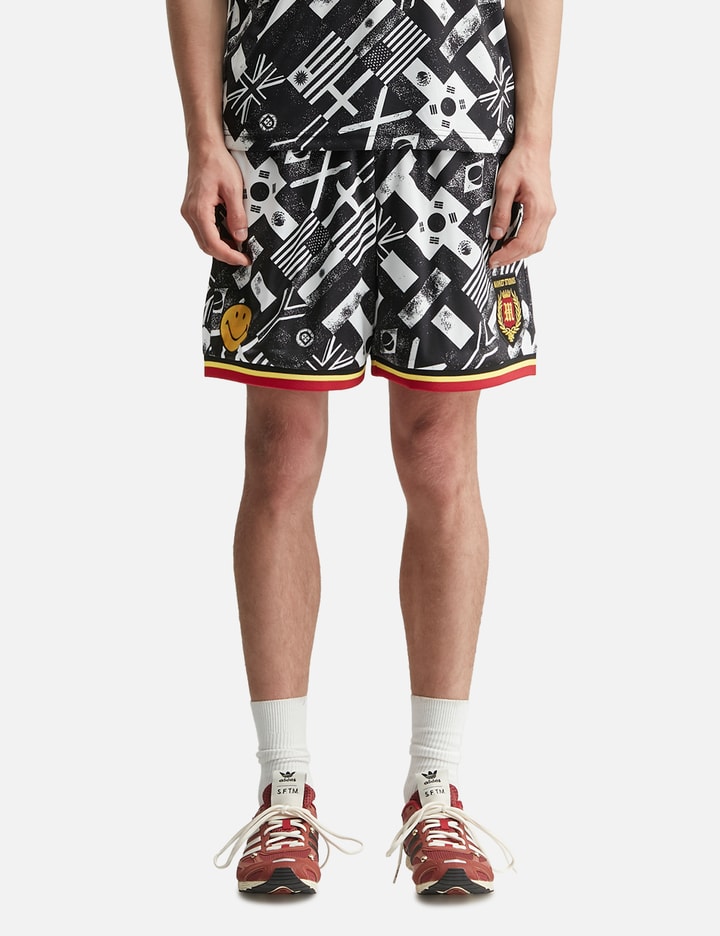 Market Smiley International Flags Soccer Shorts