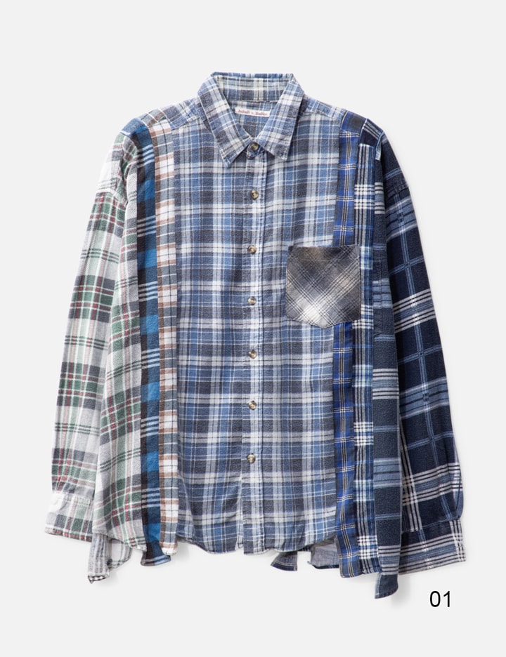 7 Cuts Wide Flannel Shirt Placeholder Image