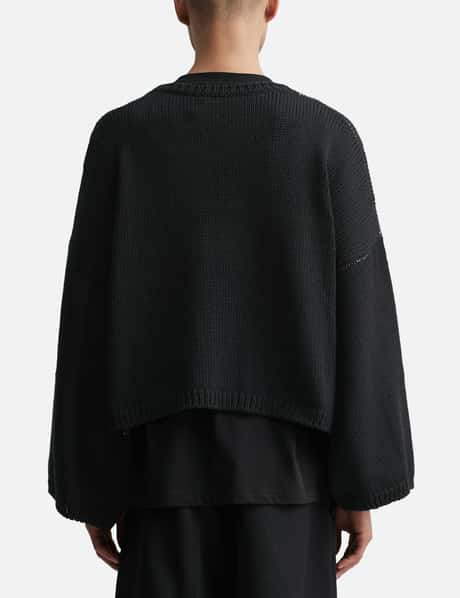 Raf Simons - R ジャカード バルキーニットセーター | HBX