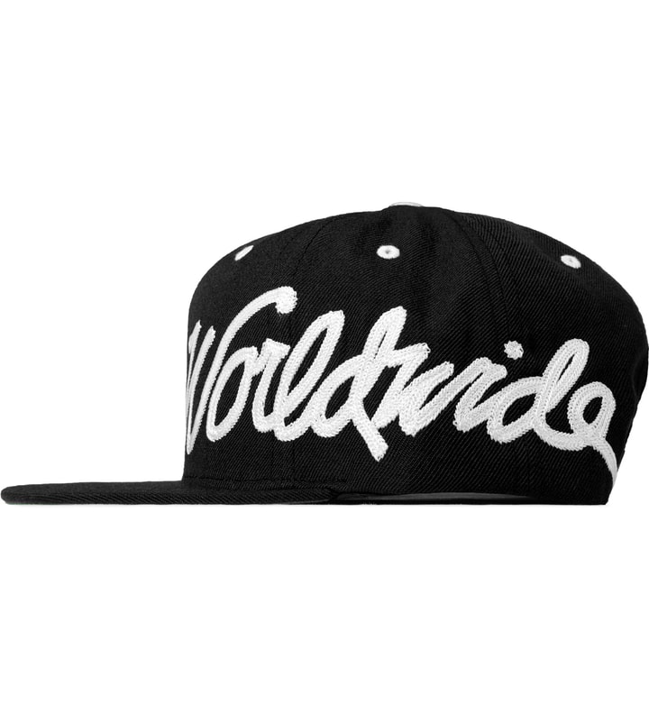 Black Worldwide Snapback Cap Placeholder Image