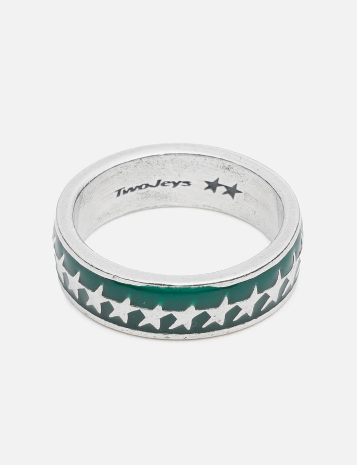 Twojeys All-round Icon Ring Green In Multi