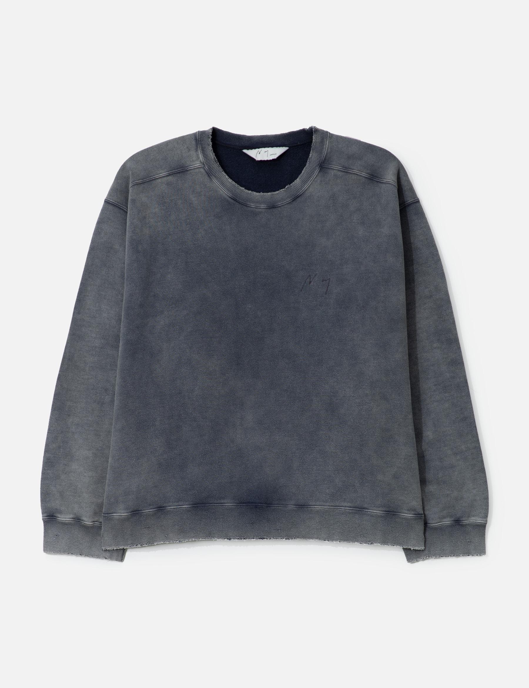 Embroidery Dyed Long Sleeve T-Shirt view 16
