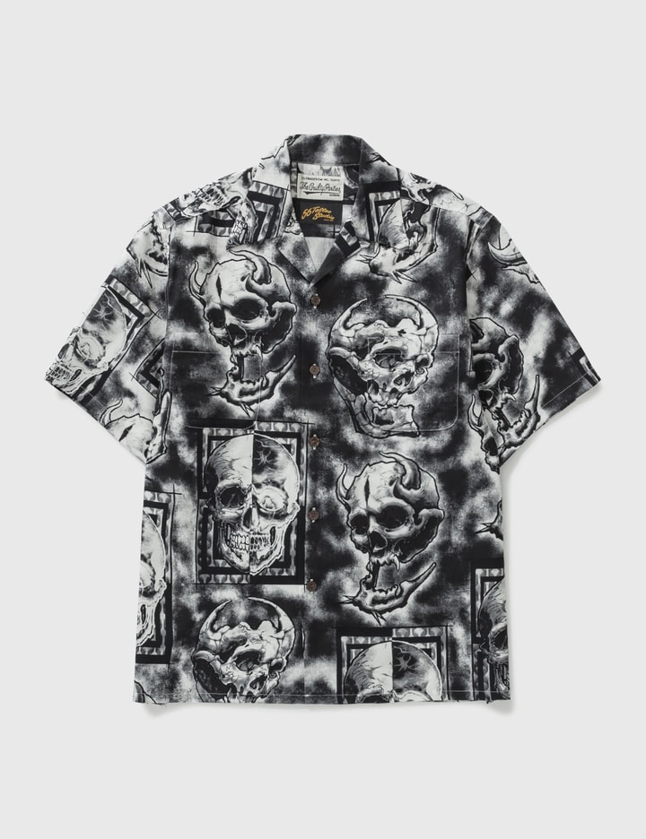 WACKO MARIA - Wacko Maria X 56 Tattoo Studio Hawaiian Shirt | HBX WACKO MARIA 56 tattoo