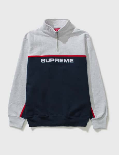 Supreme Supreme Half Zip Pullover Sweatshirt