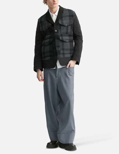 X Levi's Wool Pinstriped Wide Cropped Pants view 14