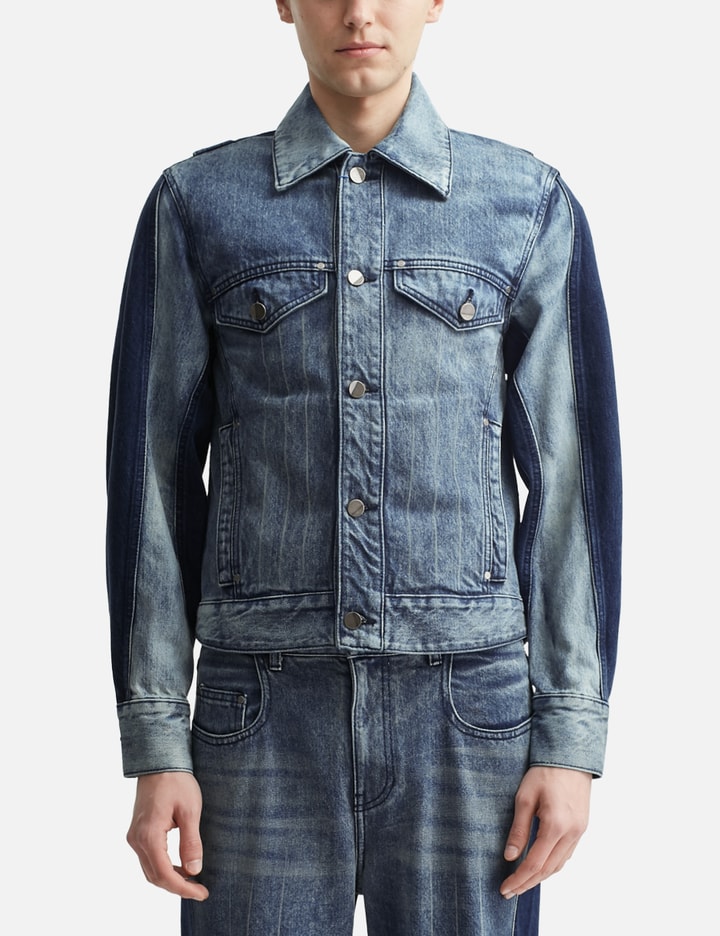 Mix Panel Denim Jacket Placeholder Image