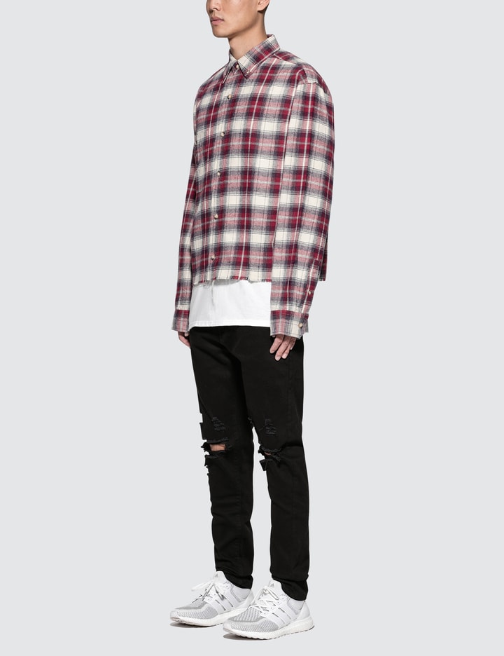 Fake Cropped Flannel Shirt Placeholder Image