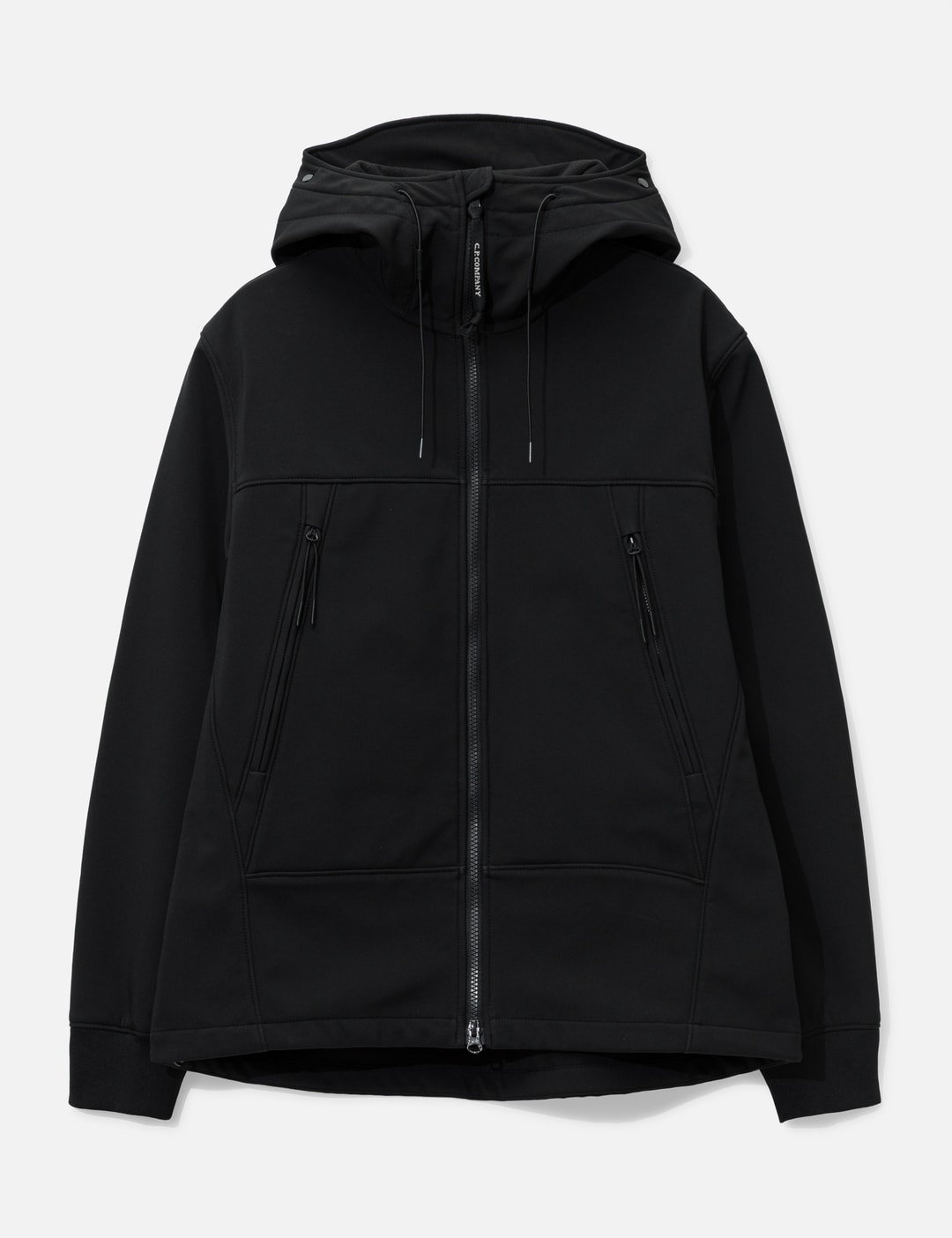 Black Cp Company Soft Shell Coat Company Shell-R Goggle Jacket HBX