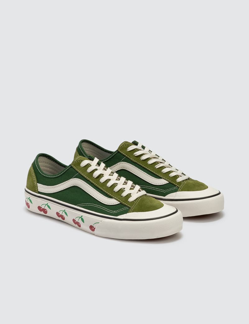 vans style 36 decon sf green