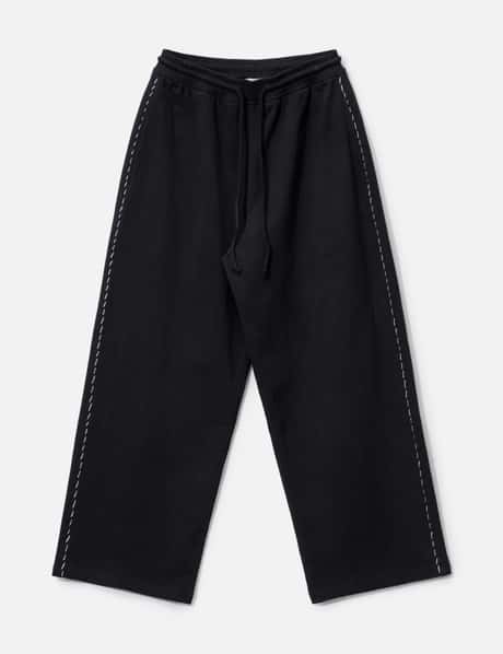 Glass Cypress Black French Terry Trouser