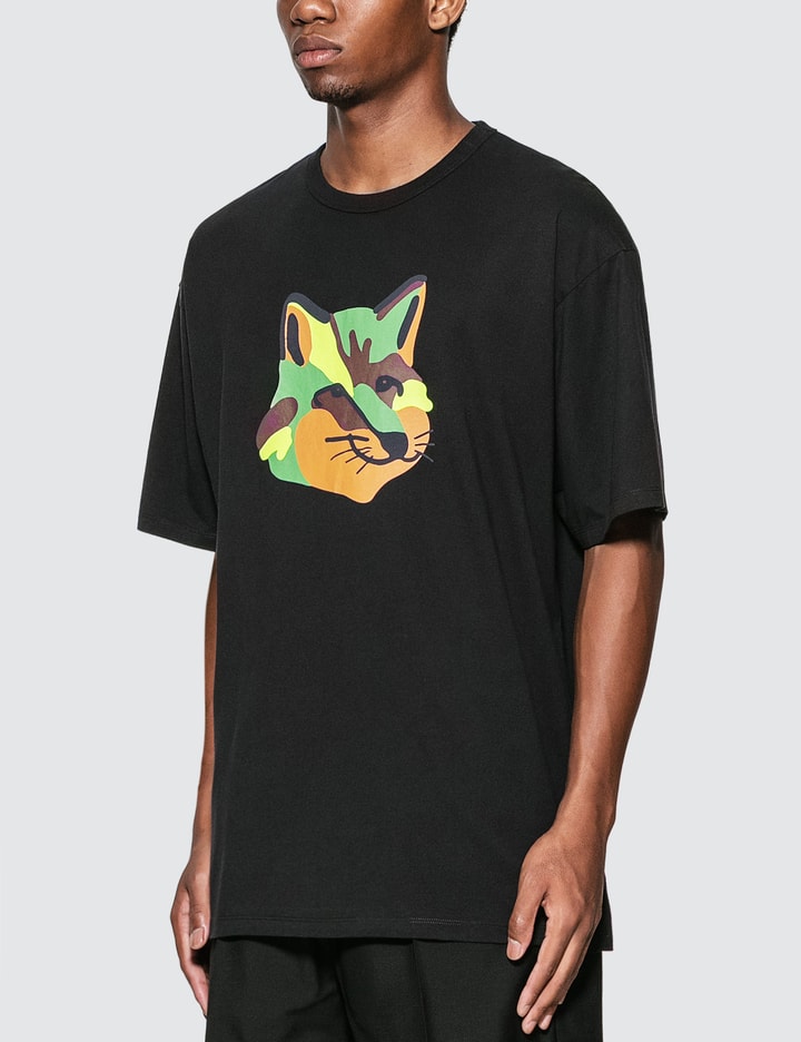 Neon Fox Print Oversized T-Shirt Placeholder Image