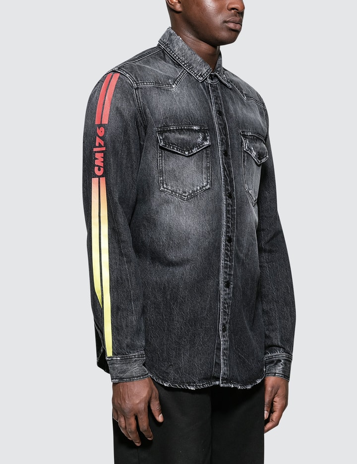 Strong Wash Wings Denim Shirt Placeholder Image