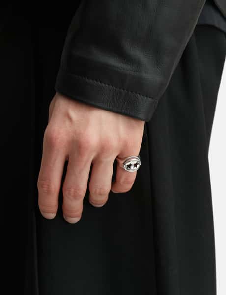 Calabrote Link Signet Ring view 8