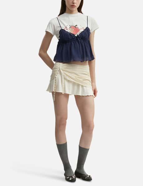Shirred Crinkle Bustier view 14
