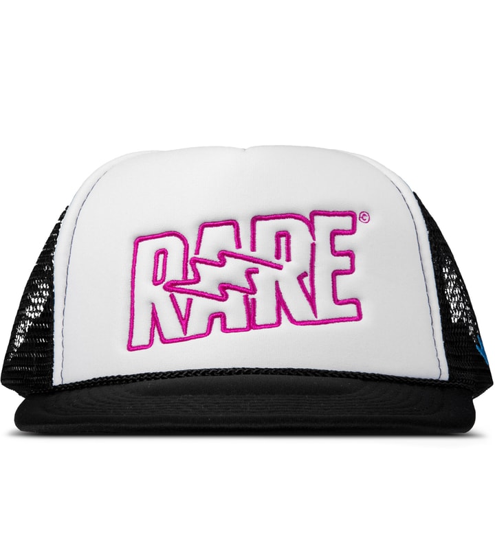 White/Black/Pink RP Rare Trucker Cap Placeholder Image