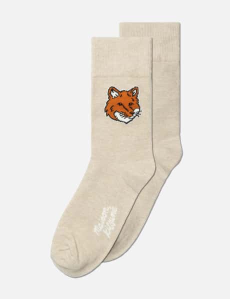 Maison Kitsuné Fox Head Socks