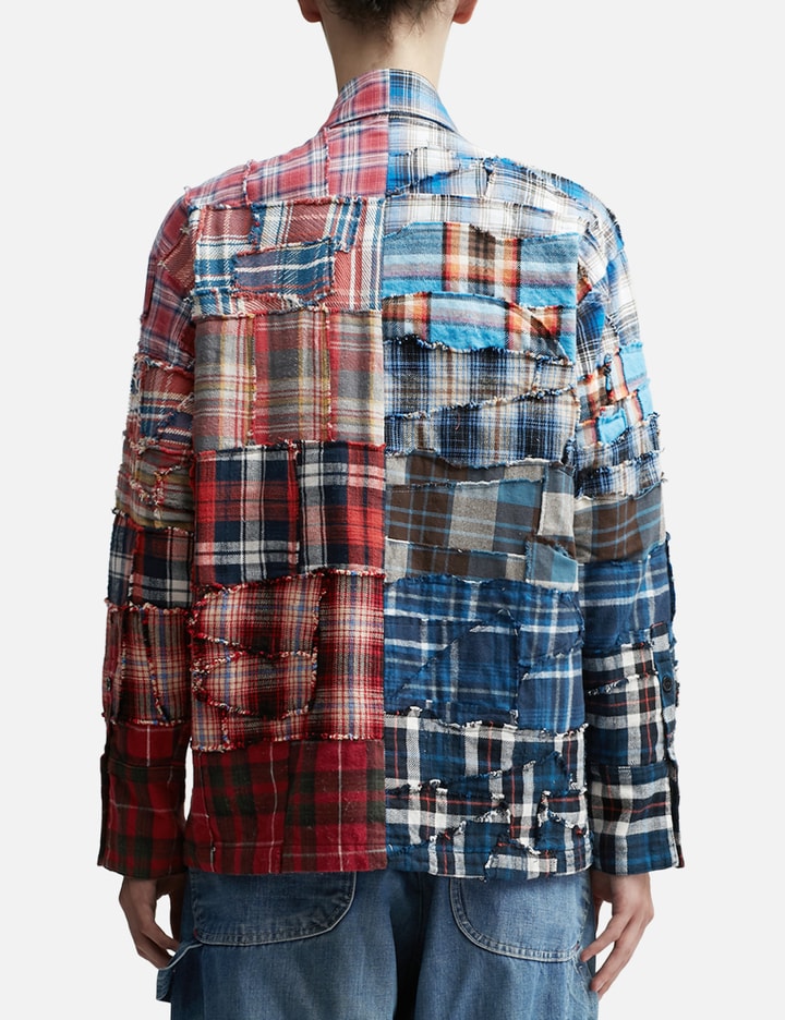 Plaid Gradiant Boxy Shirt Placeholder Image