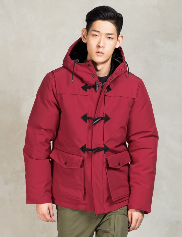 Red Milton Down Insulated Duffle Jacket Placeholder Image
