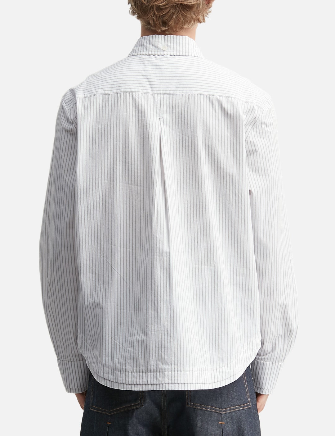 Double-Hem Pinstripe Shirt view 13