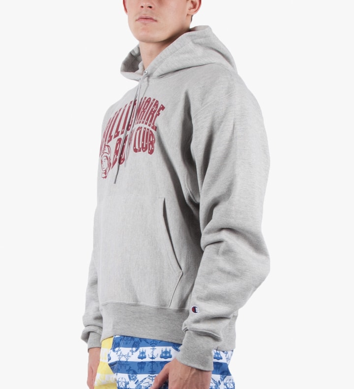 Heather Grey Billionaire Boys Club x Champion S/S Classic Arch Logo Pullover Hoodie Placeholder Image