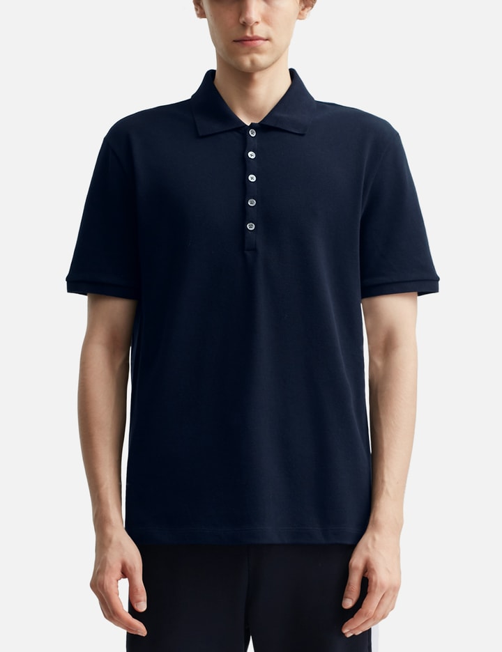 Thom Browne Classic Pique 4-Bar Polo