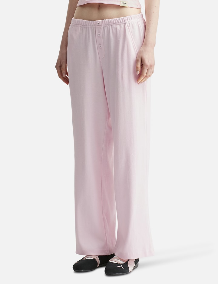Glowny G Button Fly Pants In Pink