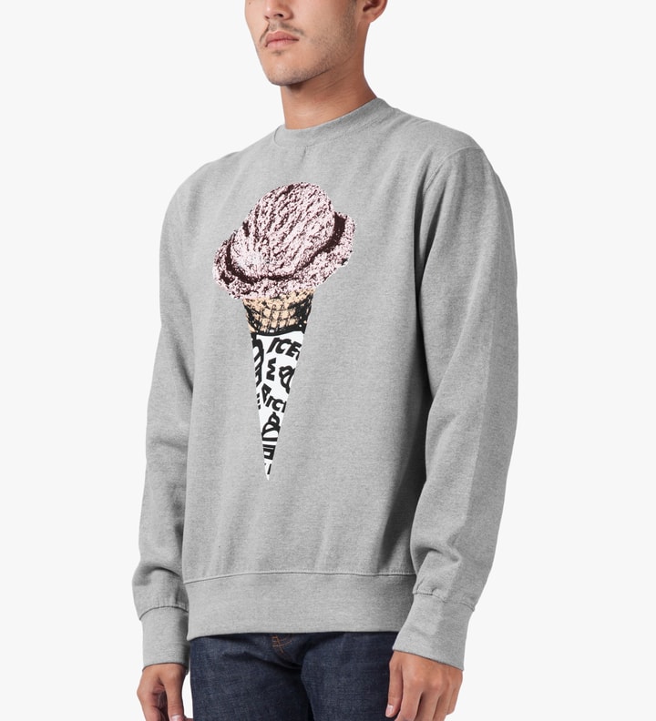 Heather Grey Lux Cone Crewneck Sweater Placeholder Image