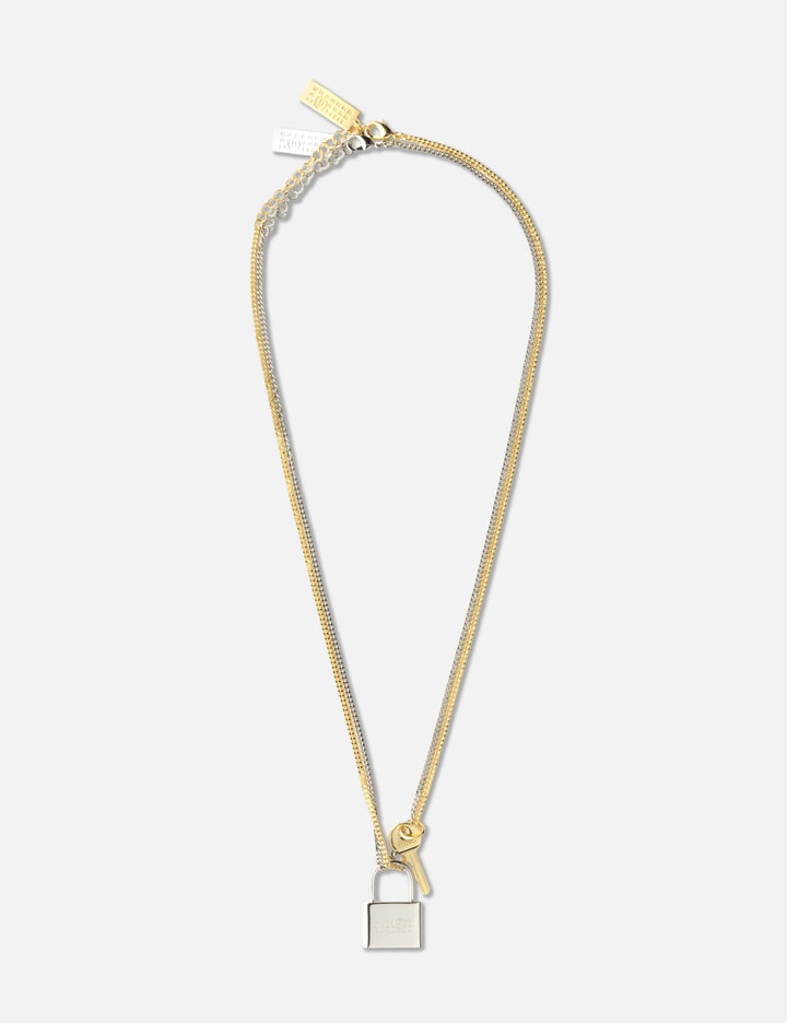 MM6 Maison Margiela Lock & Key Necklace