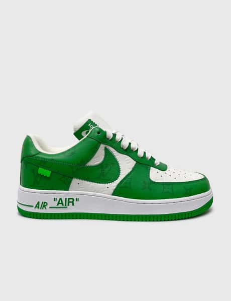 LOUIS VUITTON X AIR FORCE 1 WHITE SNEAKERS BY VIRGIL SIZE: LV 9