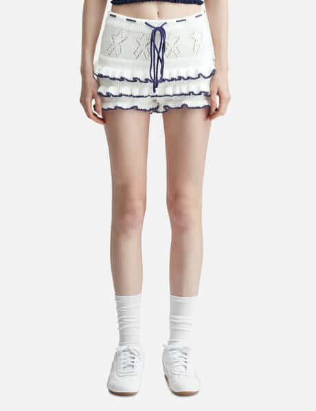 Glowny Candy Pop Knit Shorts