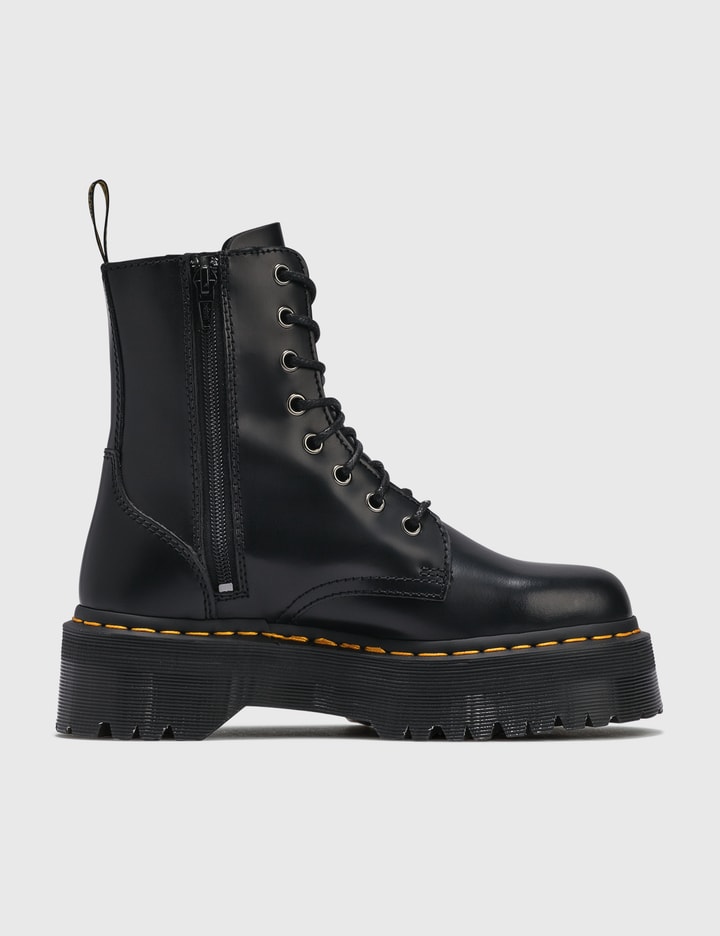 Jadon Smooth Leather Platform Boots Placeholder Image