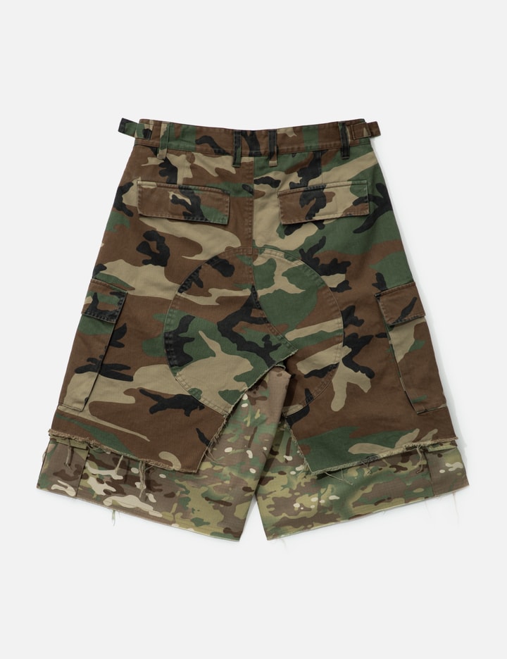 Layered Skirt Cargo Shorts Placeholder Image