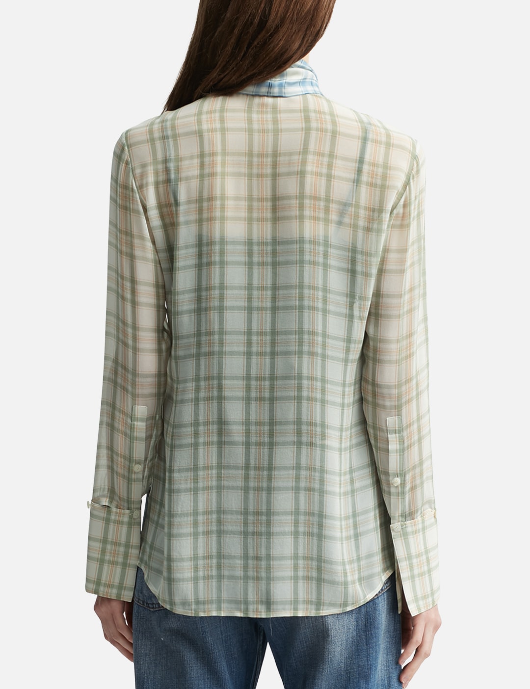 Silk Blouse With Scarf view 19