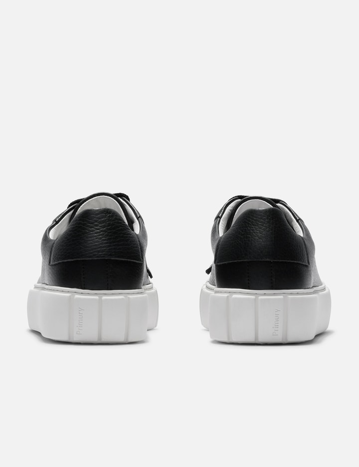 Primury Dyo Low-top Leather Trainers In Black