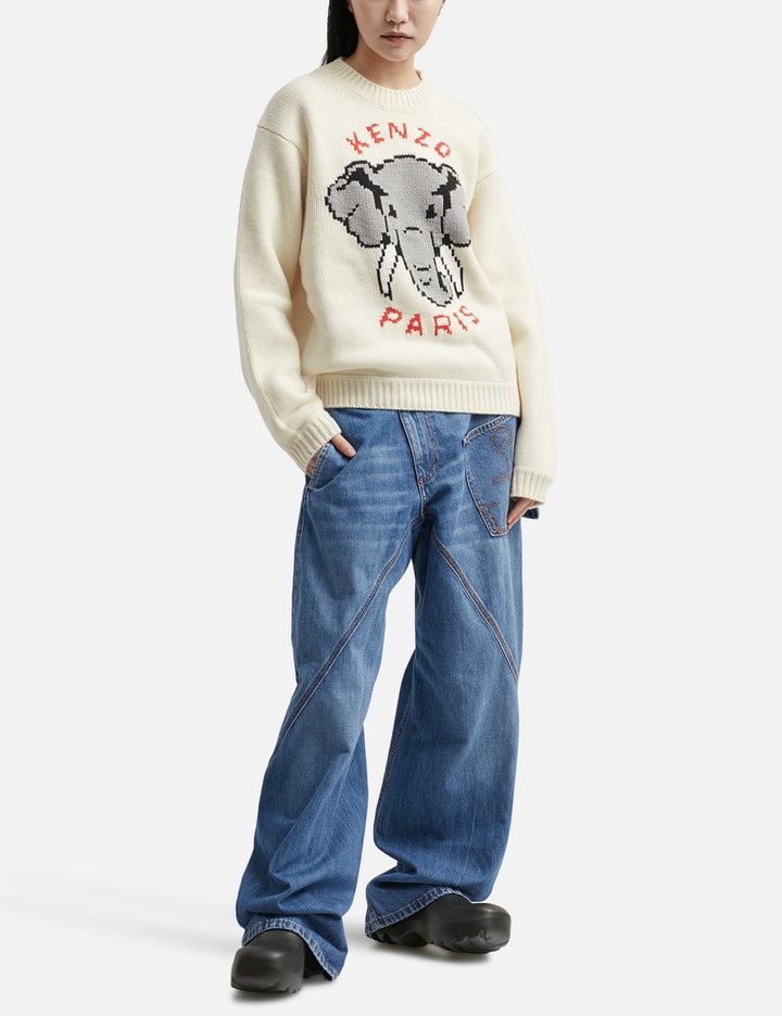 'Kenzo Elephant' ウール セーター Placeholder Image