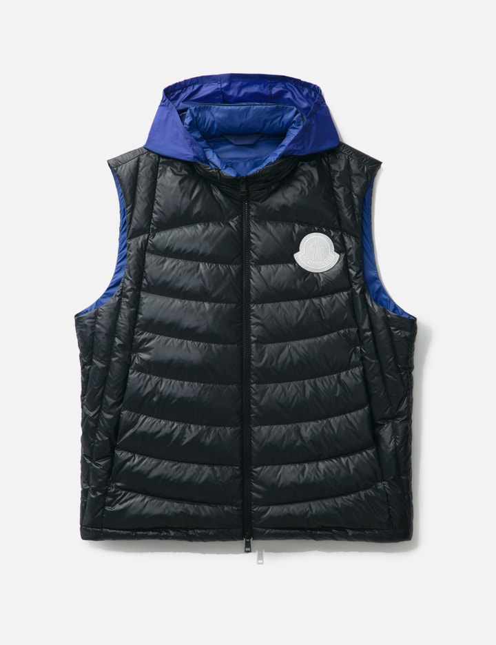 Menelao Hooded Curvy-Quilted Down Gilet Placeholder Image