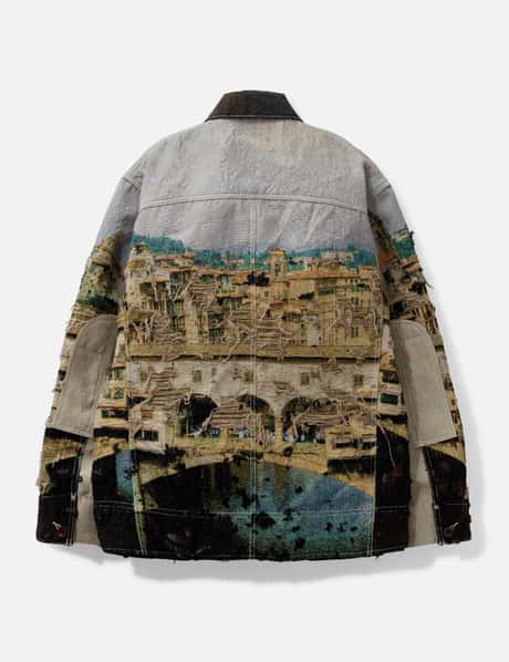 Gobelin Weave Button Up Blouson view 8