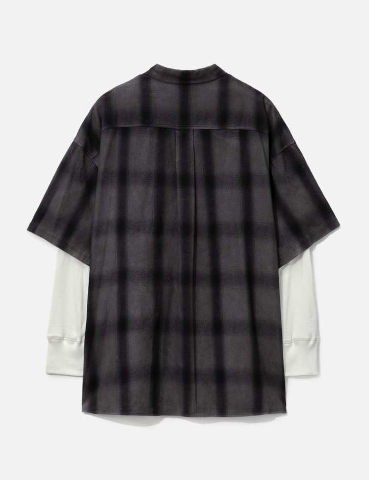 Pre-Styled Shadow Plaid Shirt Placeholder Image