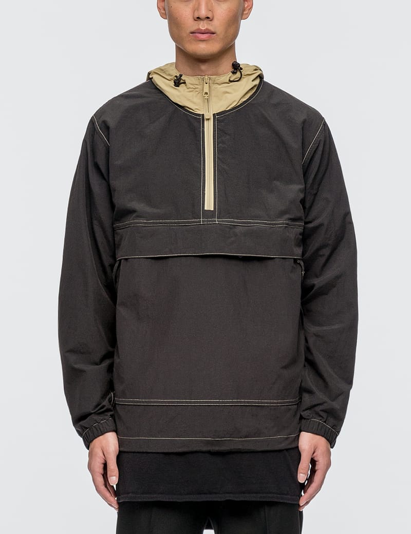 Contrast Stitch Pullover Jacket 