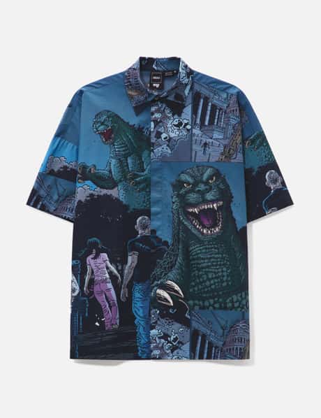 DHRUV KAPOOR Godzilla X Dhruv Kapoor 기모노 셔츠