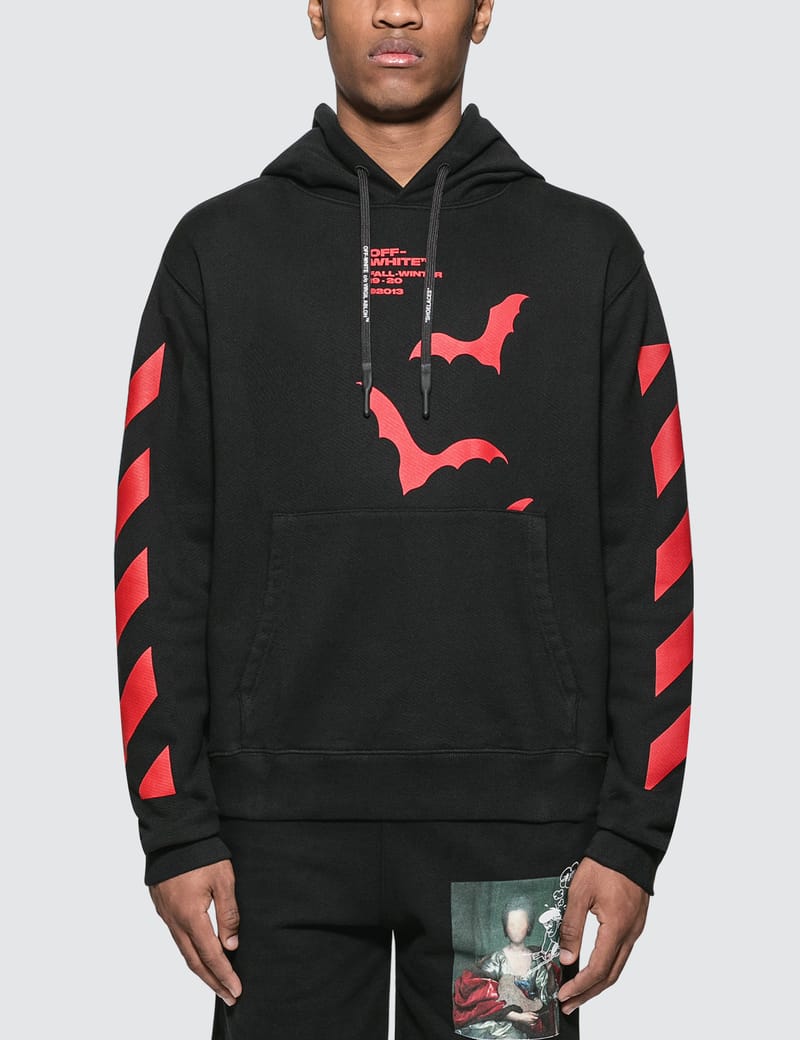 Off-White - Diagonals Bats Slim Hoodie 