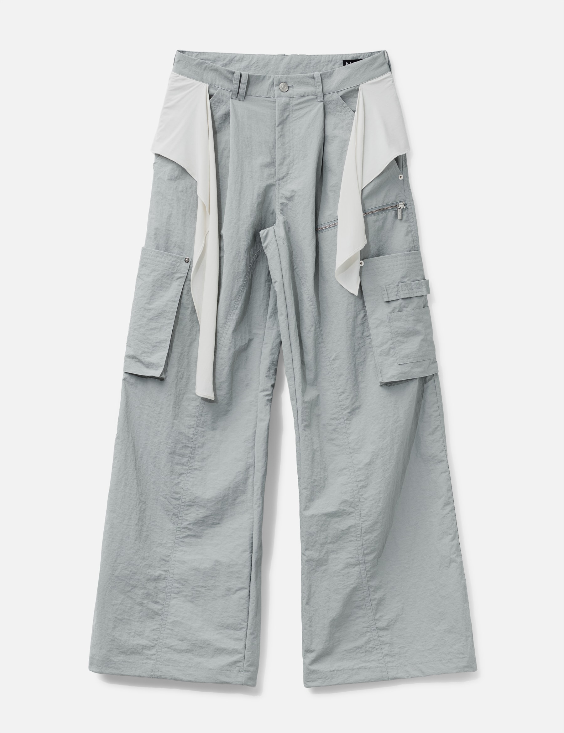 Mixed Layered Tie Jogger Pants view 16