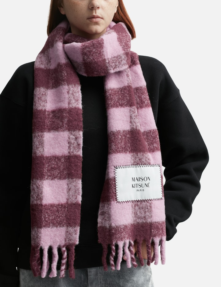 CHECK BRUSHED SCARF Placeholder Image