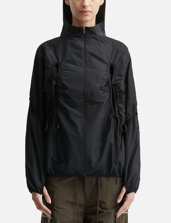 Nache Cut-out Wind Breaker In Black