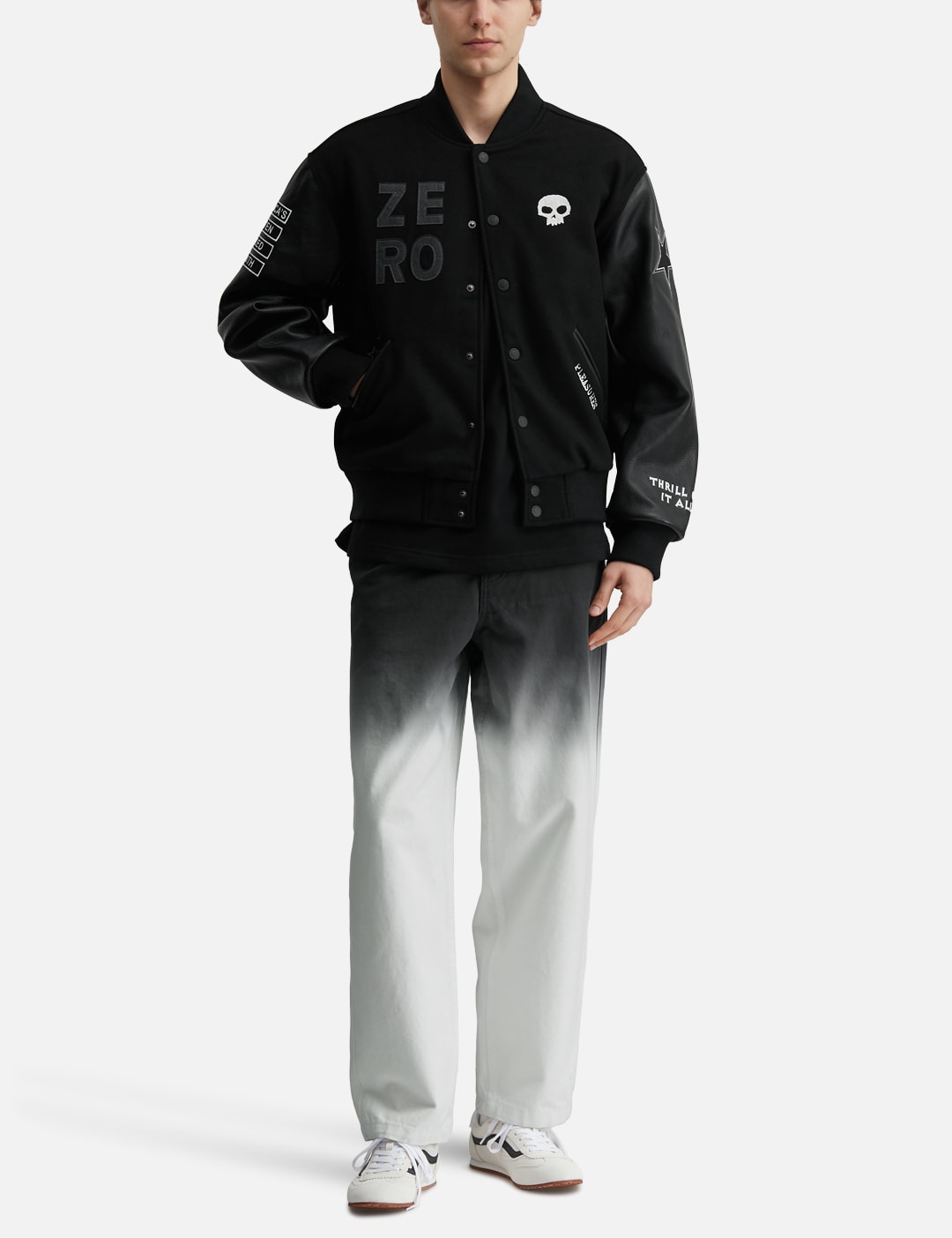Zero X Pleasures Pleasures Varsity Jacket view 15