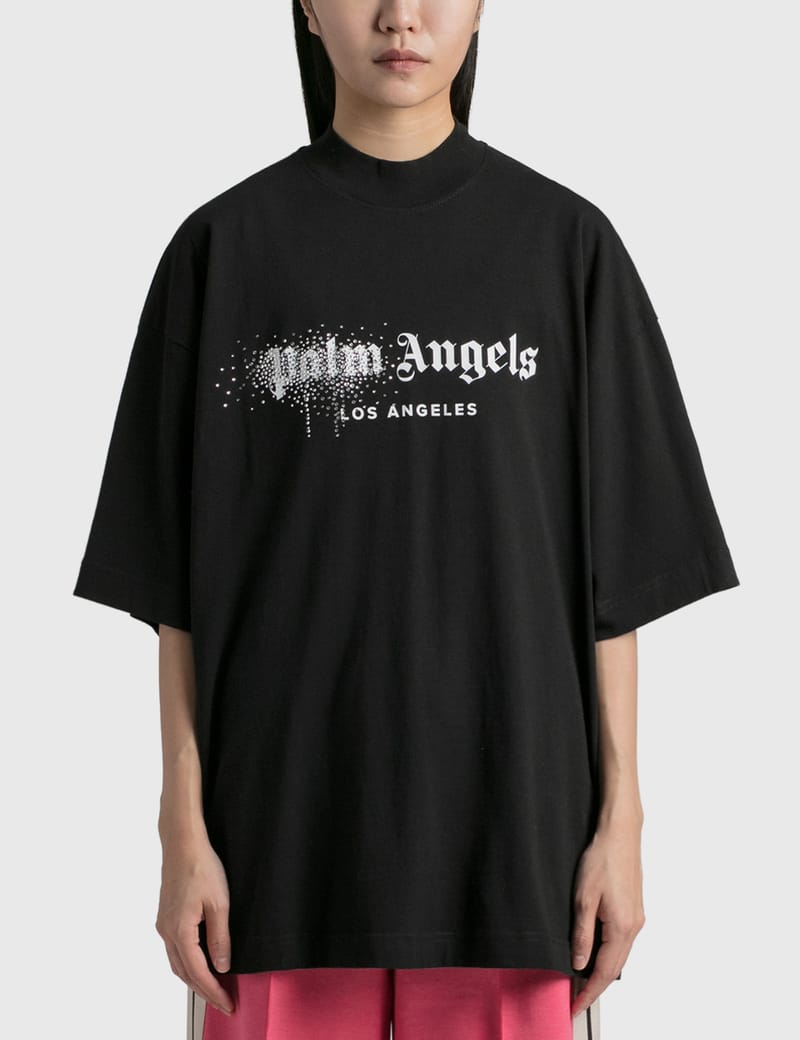 Palm Angels ストーン装飾 ブラック トレーナー定価11万円 Palm Angels 